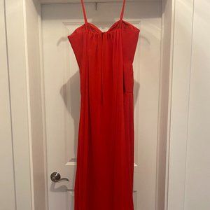 stunning red  prom gown size 4